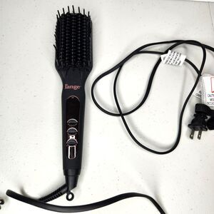 L'ange Le Vite Hair Brush Straightener Black Pink Lange Thermal Ion Ceramic Heat